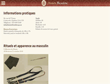 Tablet Screenshot of museebeaulne.qc.ca